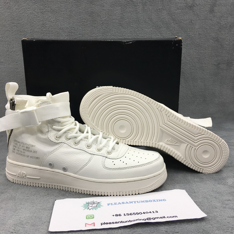 Authentic Nike Special Field Air Force 1 Mid “Triple White”